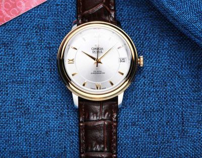 TW Factory Omega De Ville Imported Swiss Quartz Movement Stainless Steel 32.5mm Lady Watch